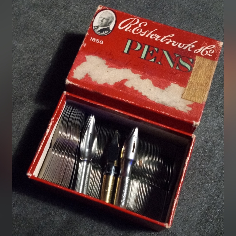 Vintage R. Esterbrook & Co. Pen Nibs - (110) #788 In Box Also: (1) #7 & (4) #322